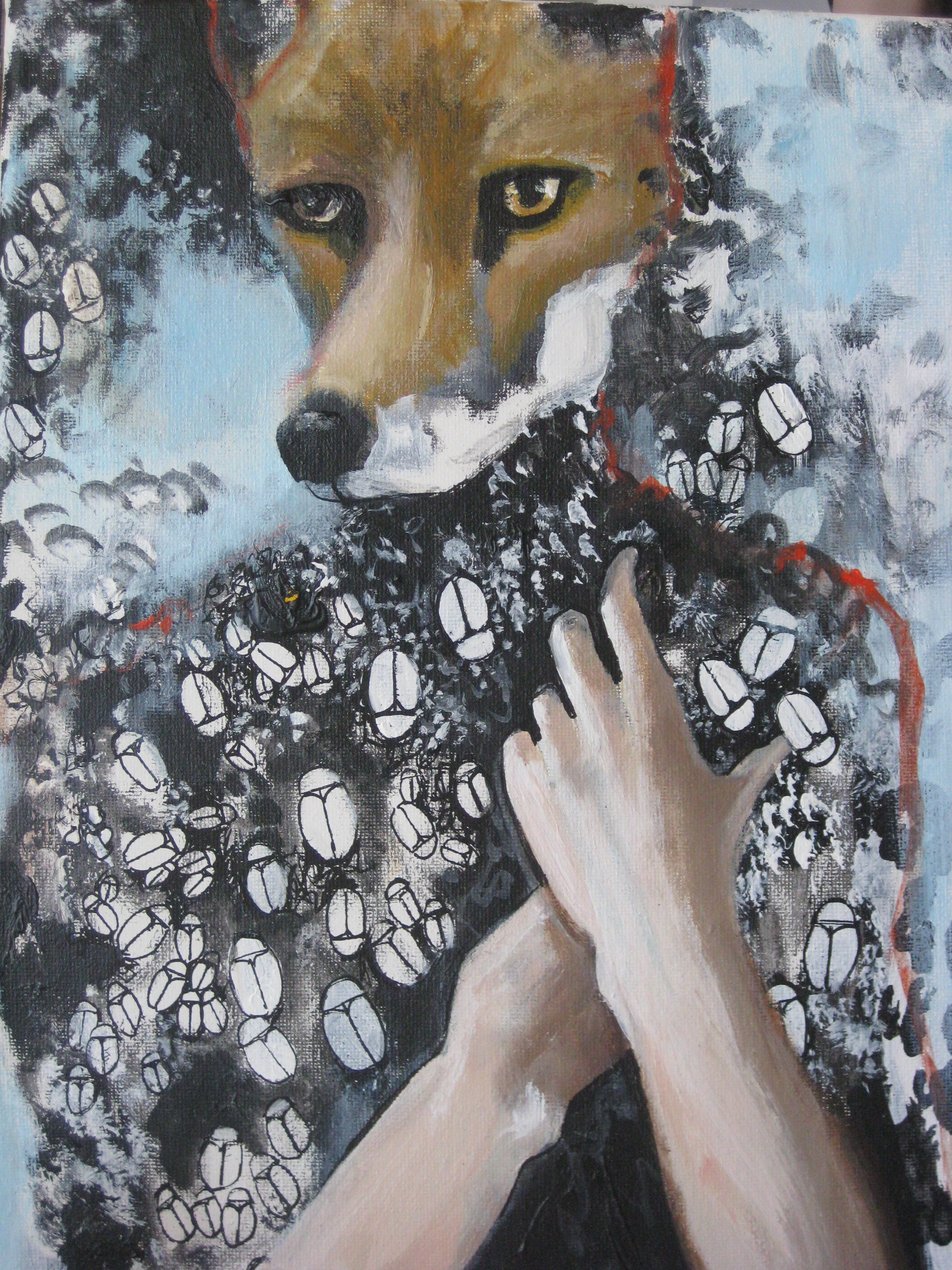  Acrylic on canvas. !2” x 16” - SOLD 