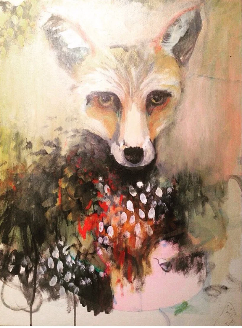 Acrylic on canvas. 16” x 20” - SOLD