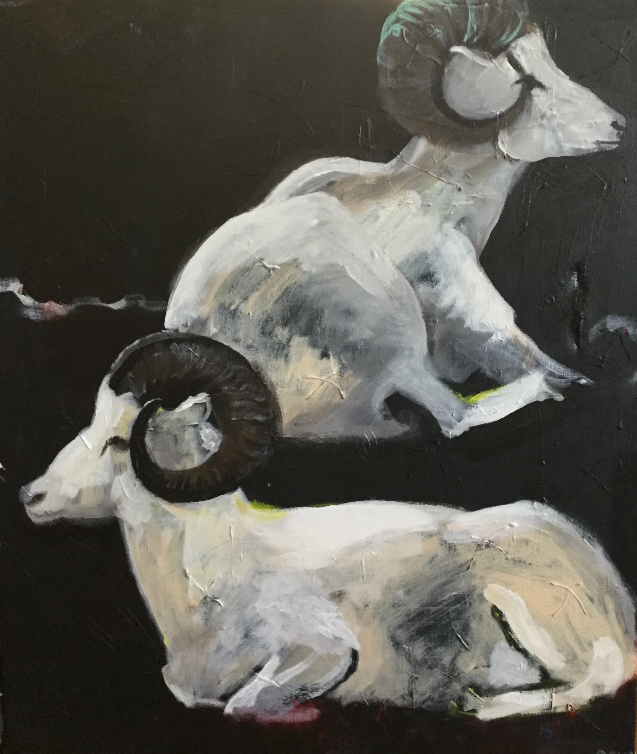 Acrylic on canvas. 18” x 24”.