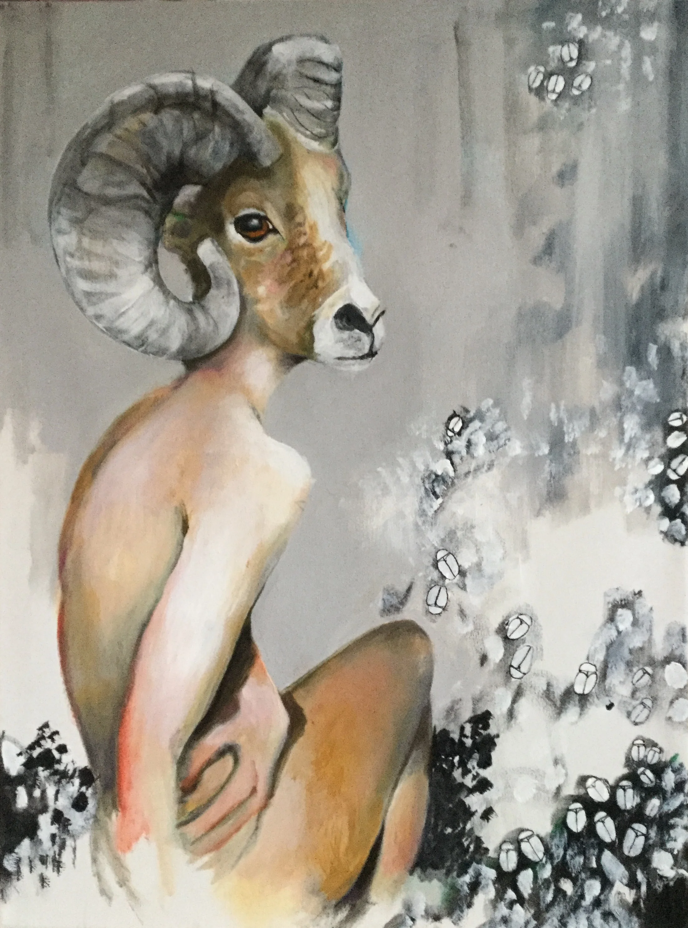 Acrylic on canvas. 18” x 24” 