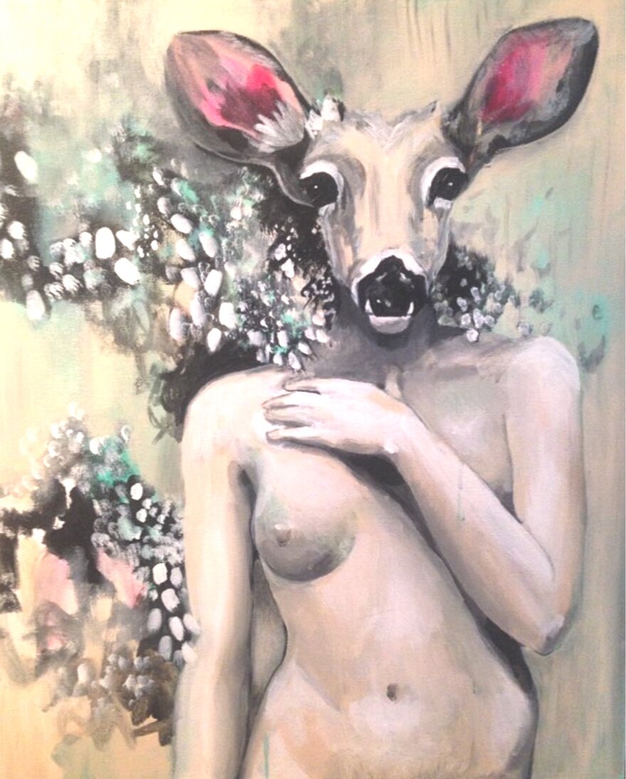 ACRYLIC ON CANVAS. 20” x 24”