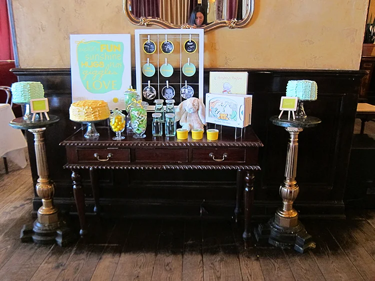 Yellow + Pistachio Baby Shower