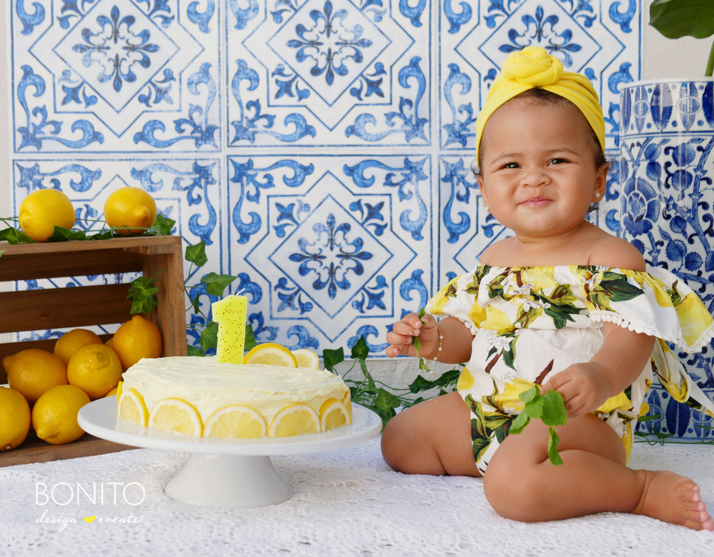 Adorable Baby Girl Lemon Themed Cake Smash | Calgary Cake Smash  Photographer | Fun Smash Cake Photography in Calgary — Windrush Images