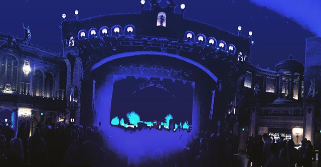 The legendary Forum Theatre! Deco delight!! Cat Empire..good choice!