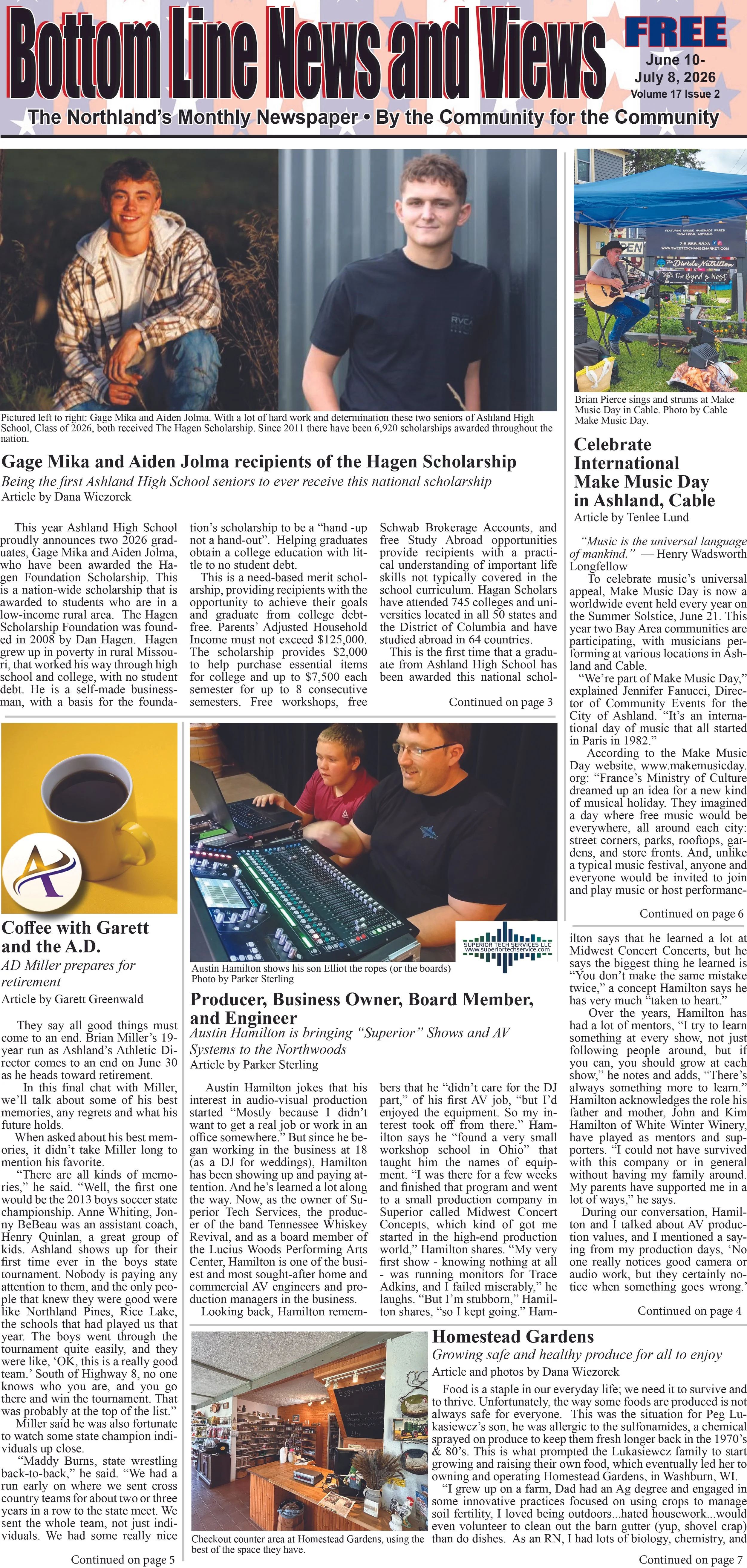 Current Issue — Bottom Line News & Views