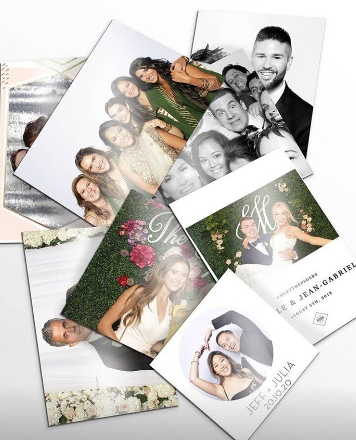 So many beautiful memories 😍 In a world where everything is digital, prints are such a cool novelty item! We love seeing all the photobooth prints from every single wedding we attend 👏