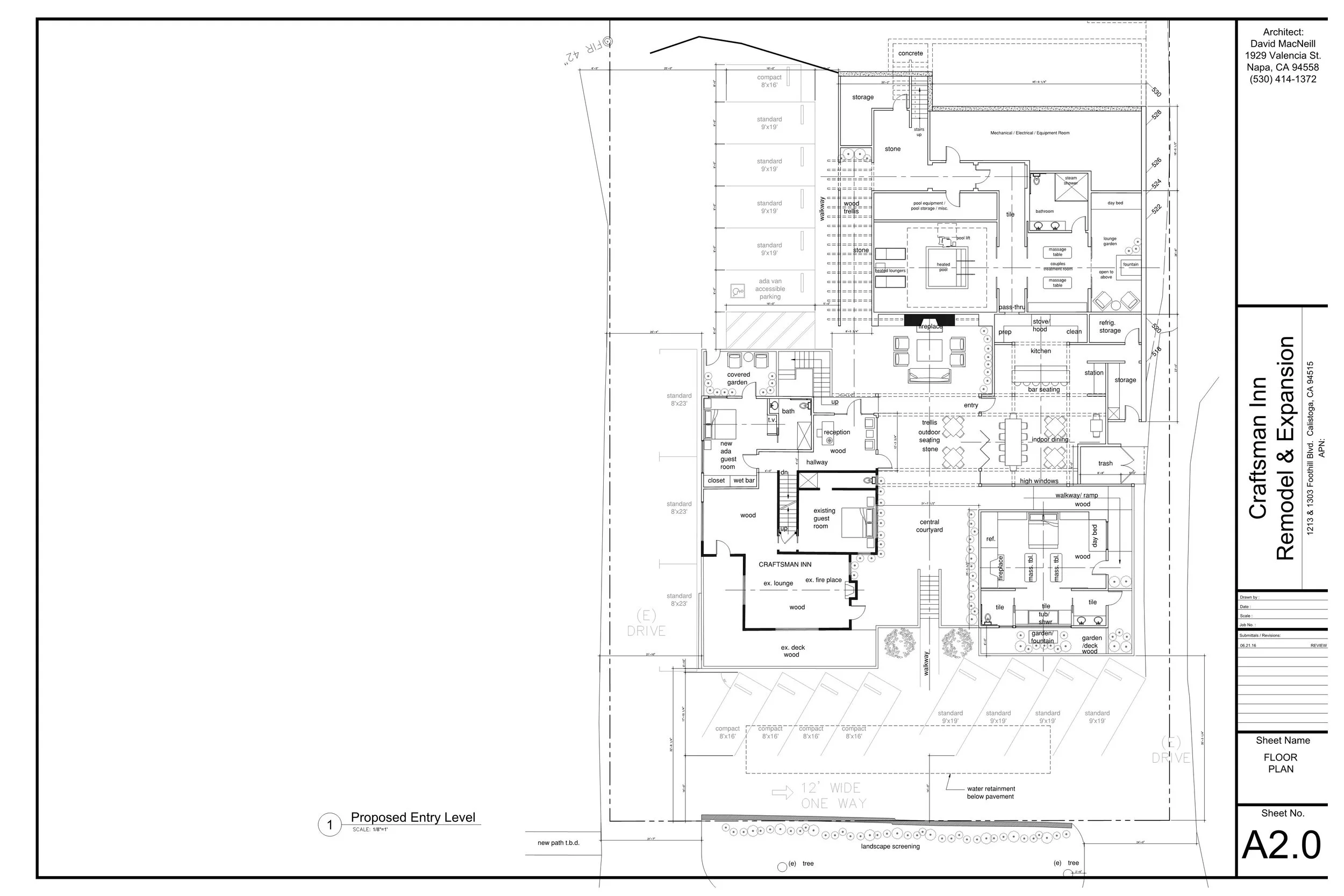 calistoga craftsman inn remodel and expansion