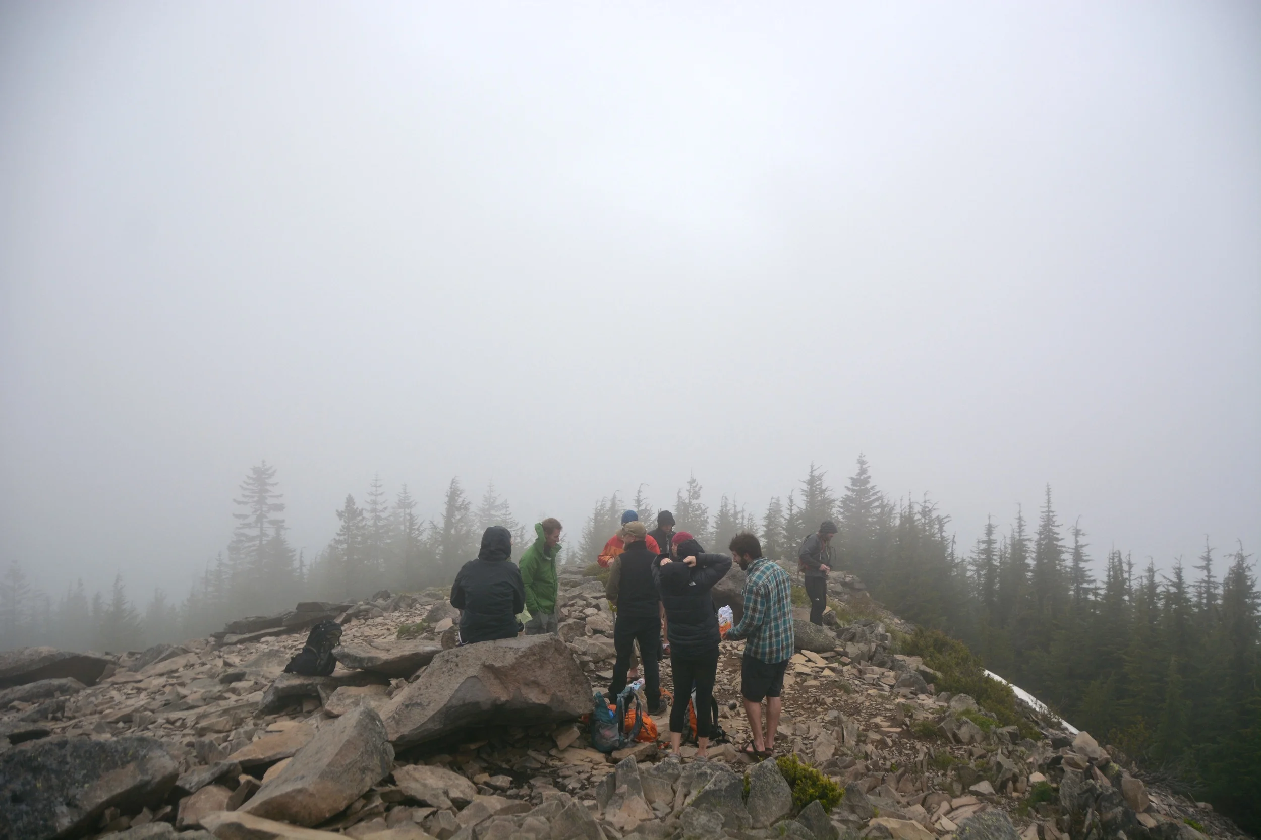 Mirror Lake // Tom Dick and Harry Mountain Sometimes you can see Mt. Hood from this spot... not today!