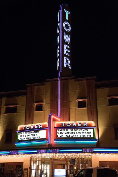 Photo from Les Stroud at the Tower Theatre April 2017