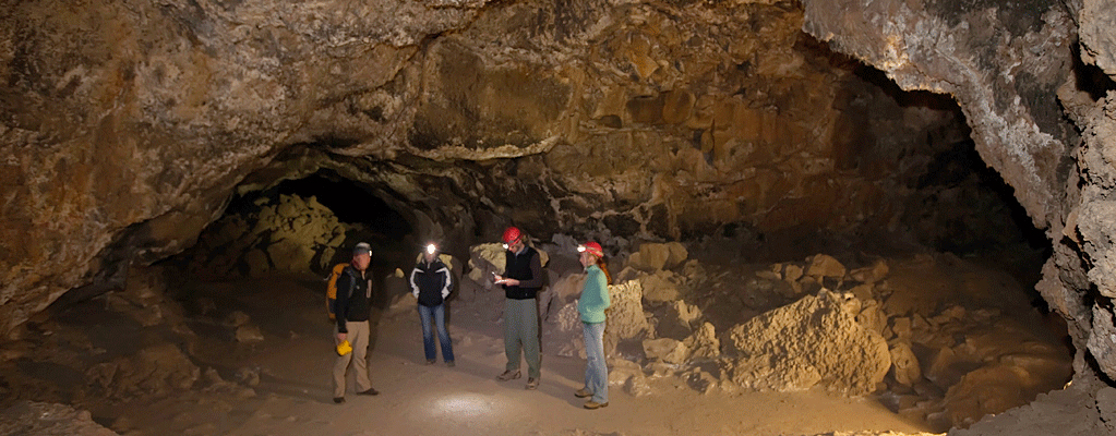 Explore the lava caves near Bend, Oregon with a professional guide!
