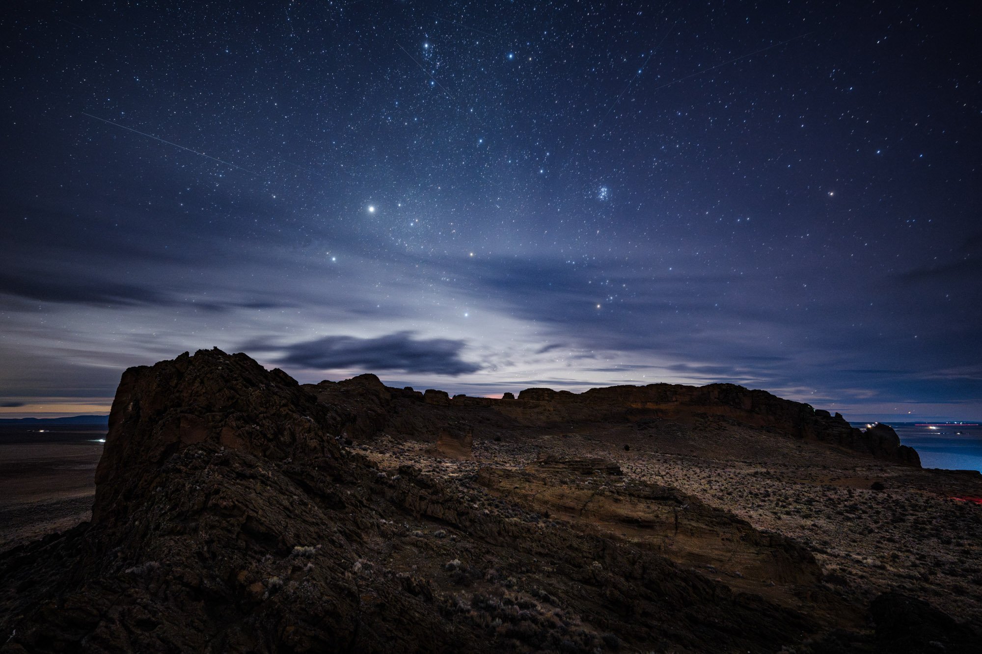 Stargazing at Fort Rock