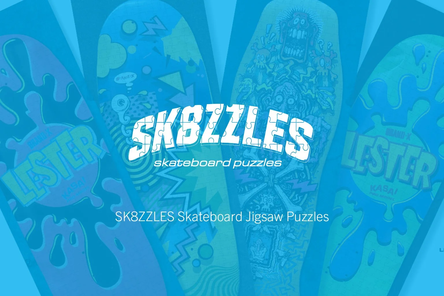 SK8ZZLES Skateboard Jigsaw Puzzles