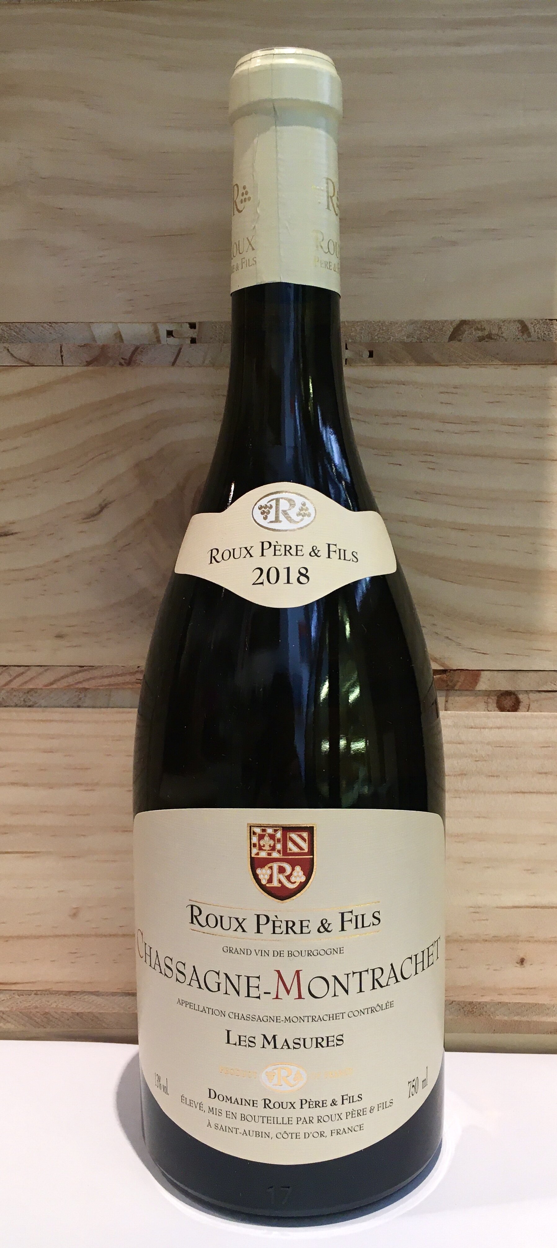Chardonnay - Domaine Roux Pere et Fils Chassagne Montrachet Les Masures 2018