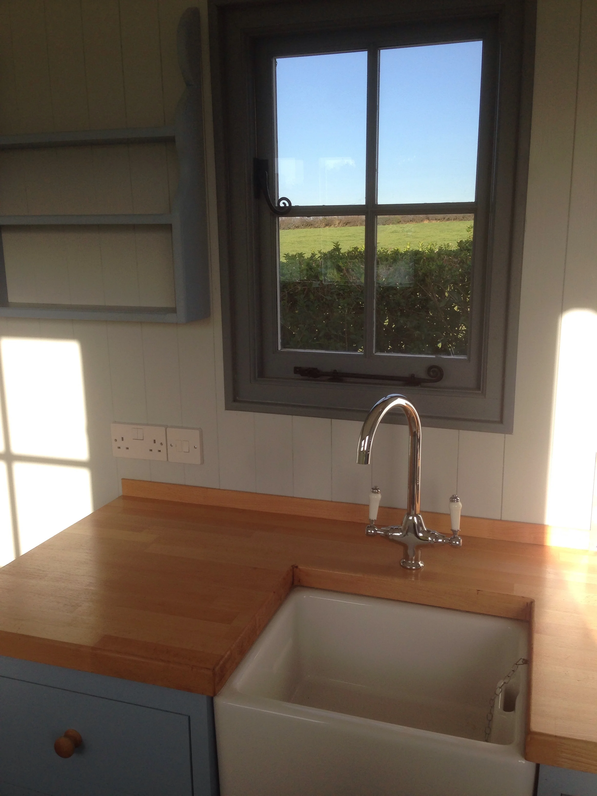 Kev's view whilst washing the dishes 