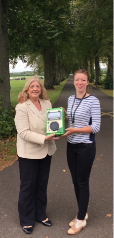 Viridian EV presenting the charge point to the RAU