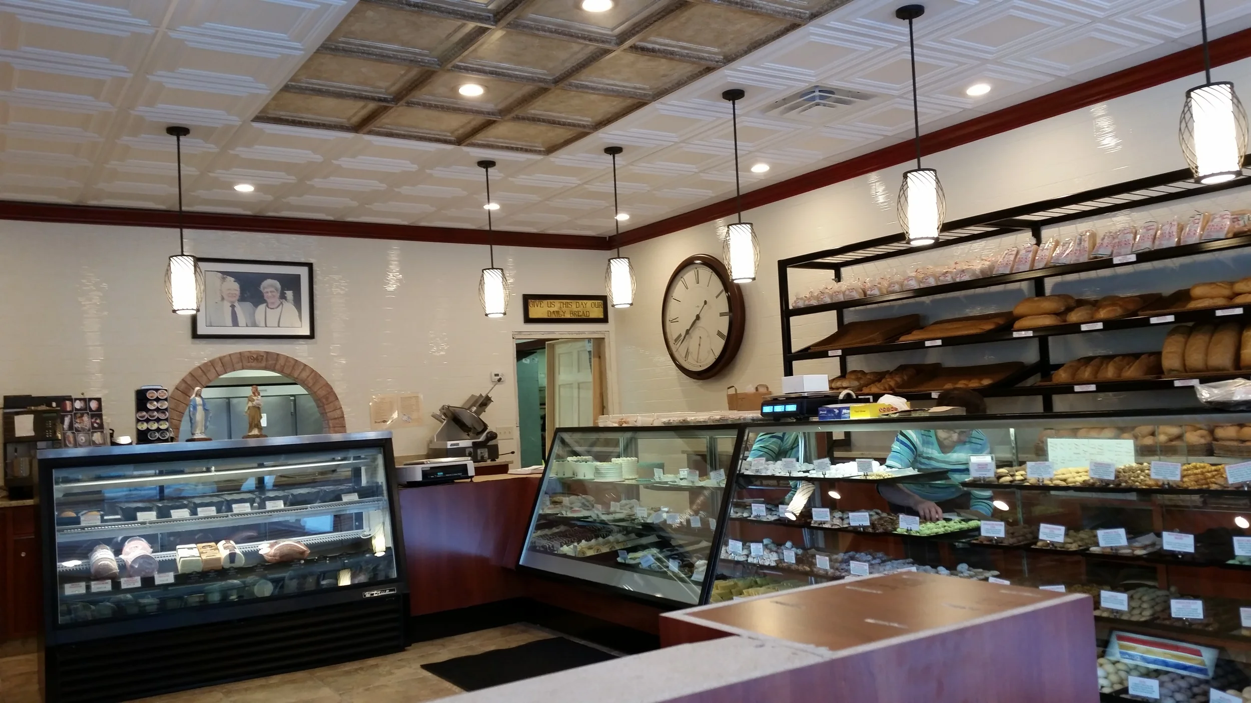 Remodeled in just one week, Peter Sciortino's Bakery continues to be one of Milwaukee's premier historic bakeries since 1947.