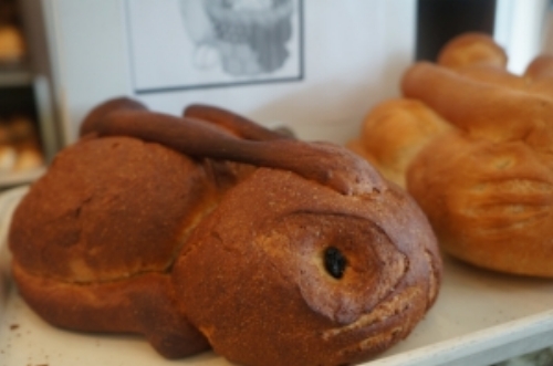  Special bunny shapes bread loaves from Canfora Bakery. Pre-order required; $6.99 each. 