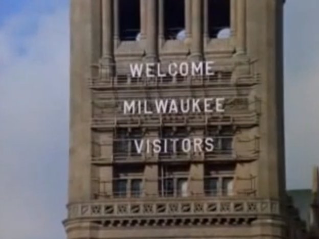 Milwaukee’s City Hall adorned with messages