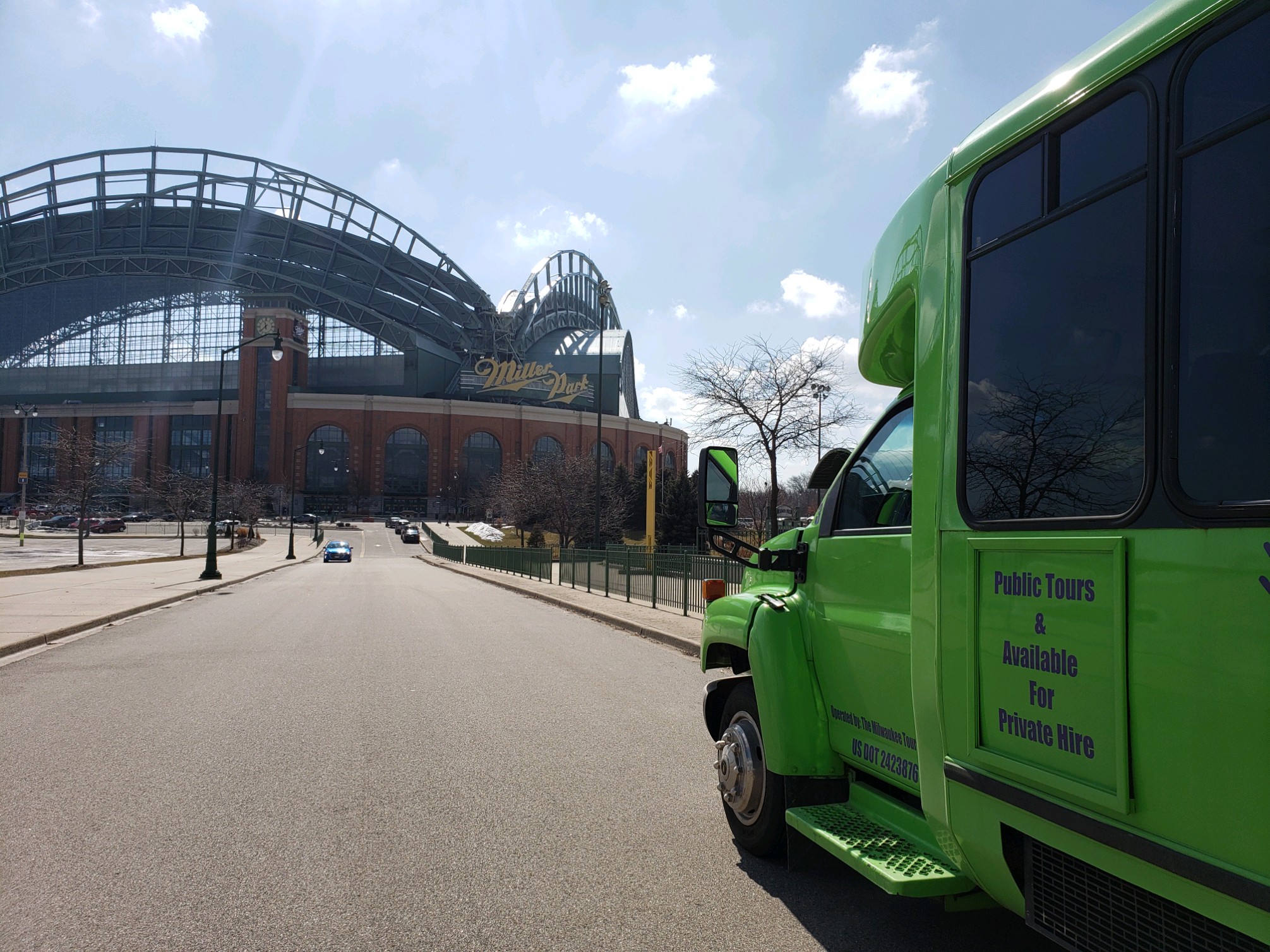  If you need to rent a shuttle bus to get your next corporate team, birthday party or Bachelor party to a game at Miller Park or Fiserv Forum, Milwaukee Food & City Tours is available for hire. 