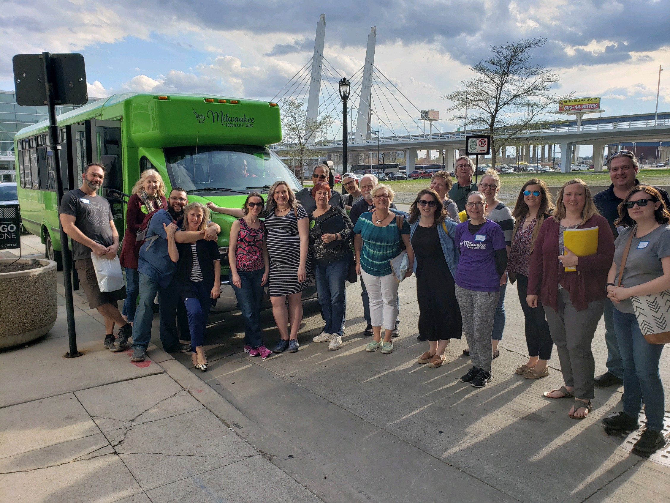 The Milwaukee Food & City Tours team ready to show off Milwaukee to you!