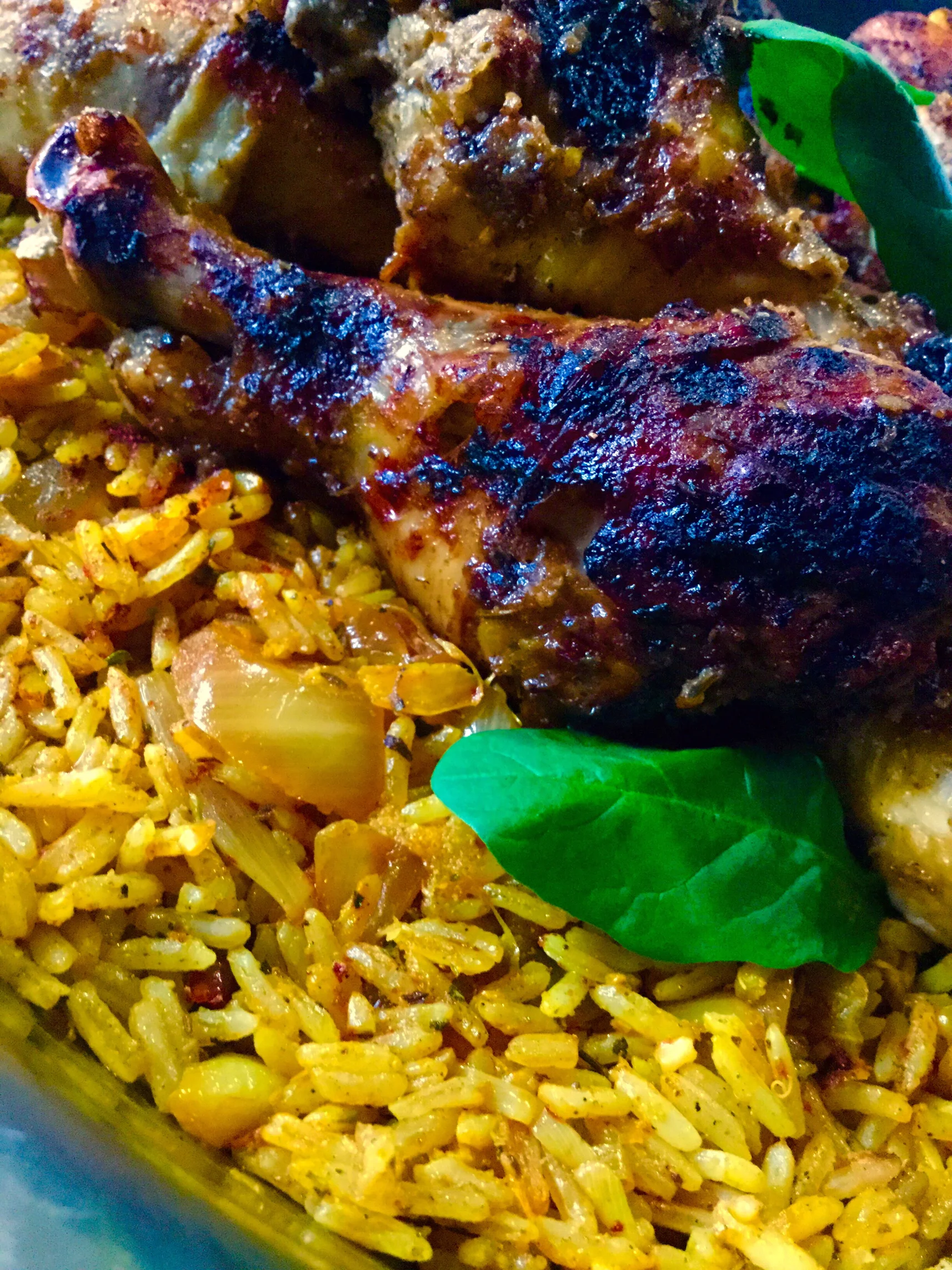 Jerked Chicken &amp; Rice