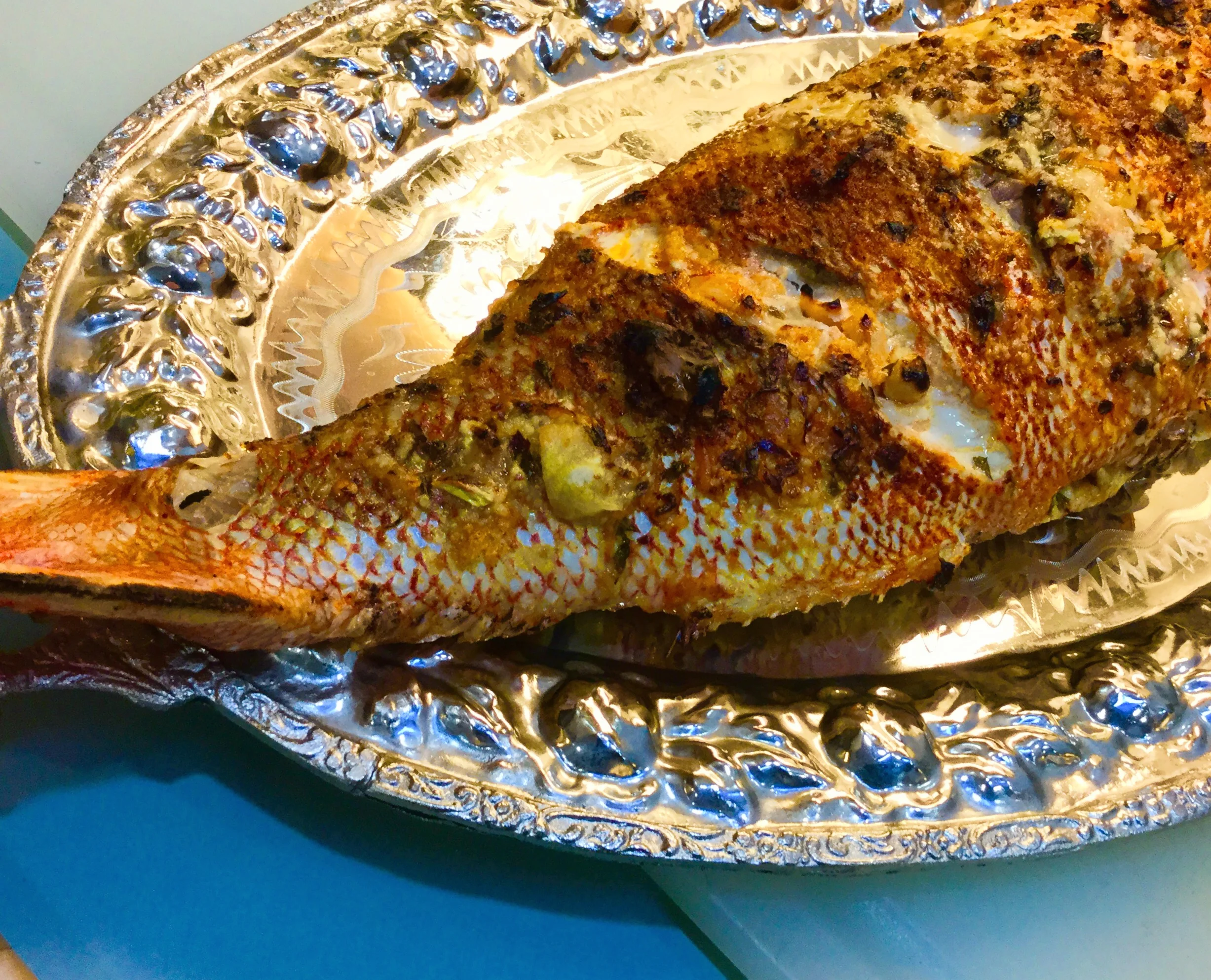 Broiled Red Snapper