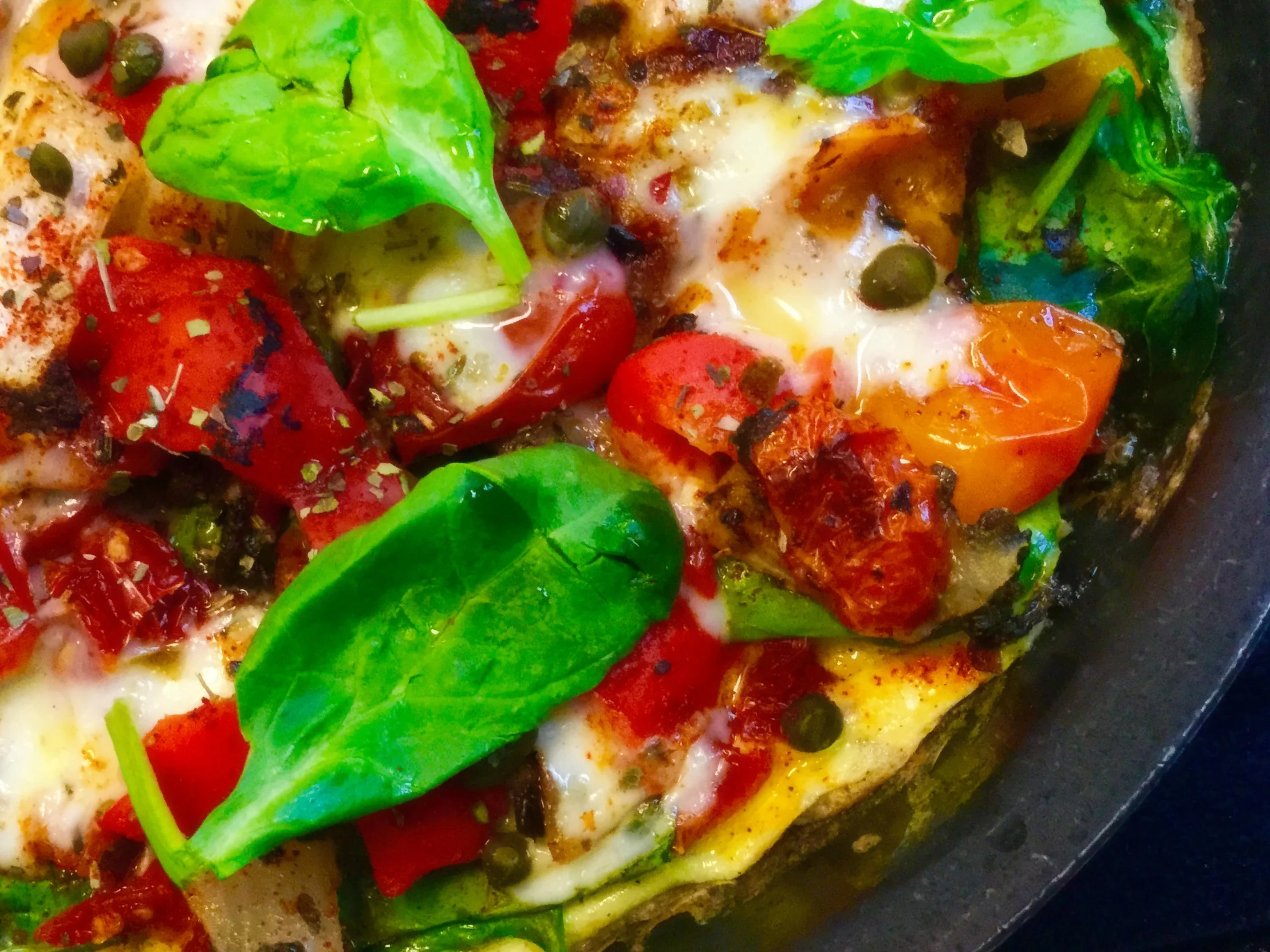 Roasted Vegetables Frittata