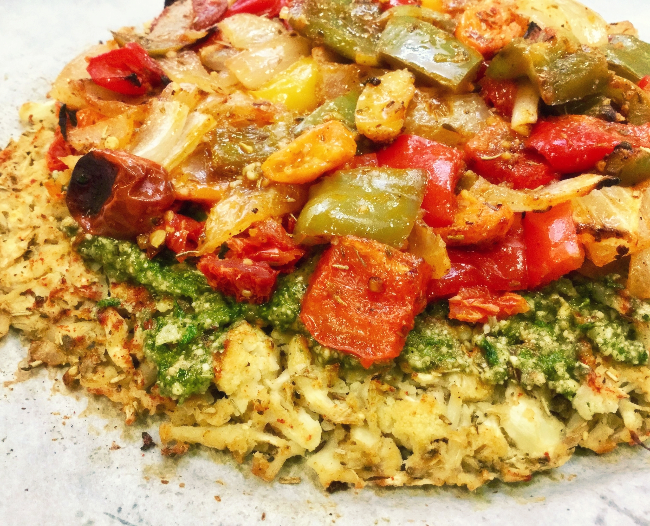 Yes, I could have done a better job with the cauliflower rice, but Grannie's Vitamix was acting up!