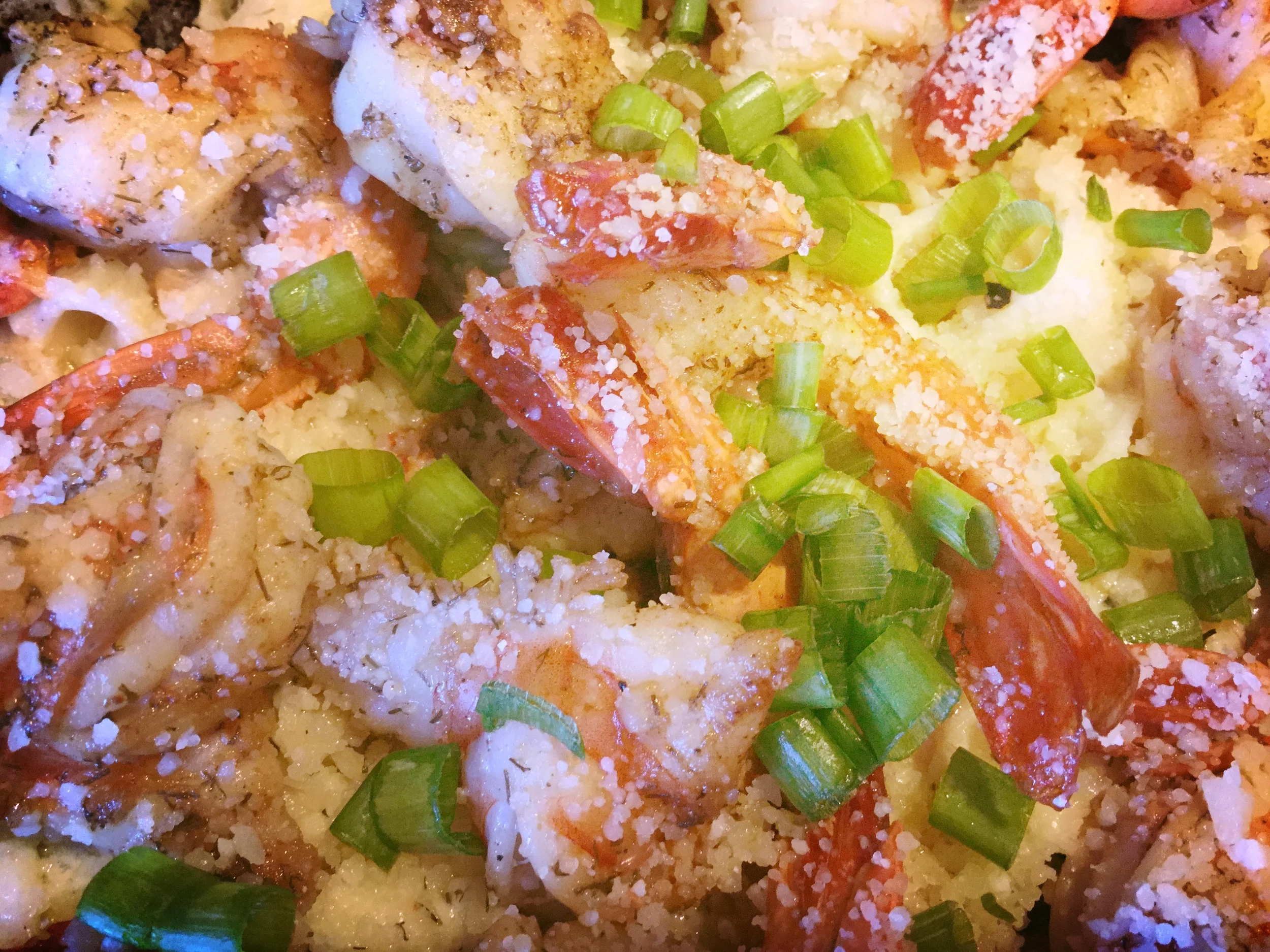 Shrimp &amp; Pasta Alfredo Sauce