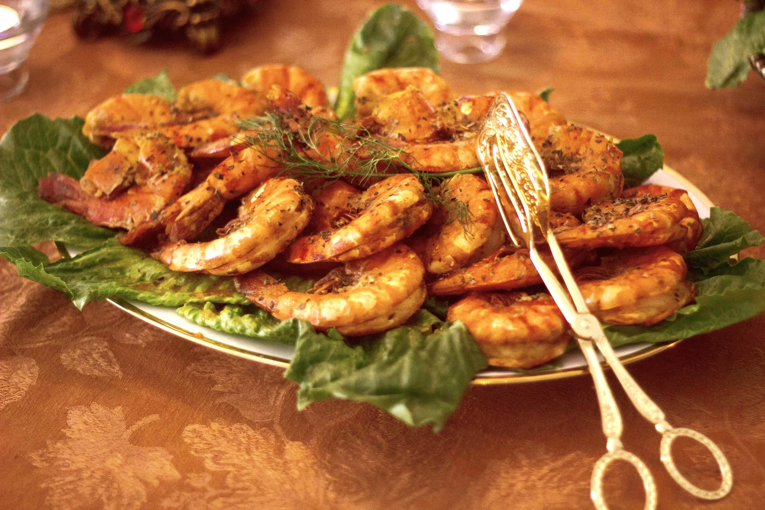 Mariby Corpening’s Always Popular Lemon & Fresh Dill Broiled Shrimp
