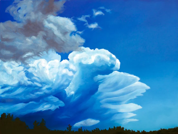 Ouachita Storm, 2012, Oil on canvas, 30 x 40 inches