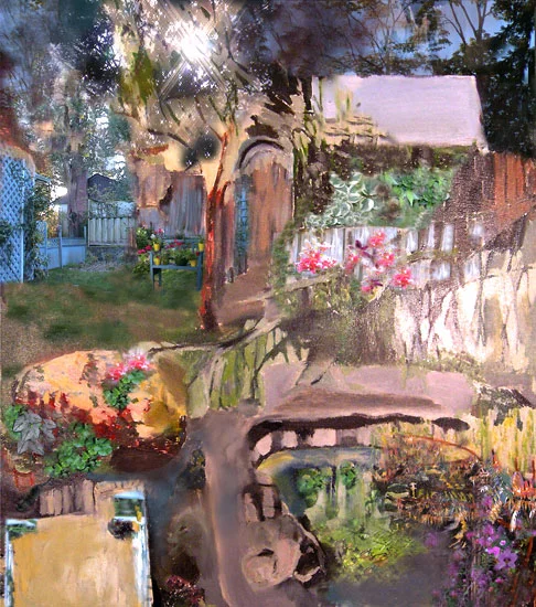 Janet's Garden, 2004, 23 x 26 inches, Edition of 3, Archival digital print on paper