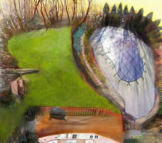 Yard, 2004, 27 x 24 inches, Edition of 3, Archival digital print on paper