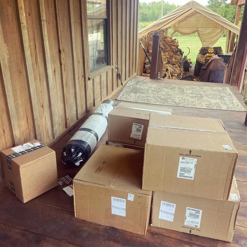 Supplies for a new growing tunnel for the 2025 plant sale