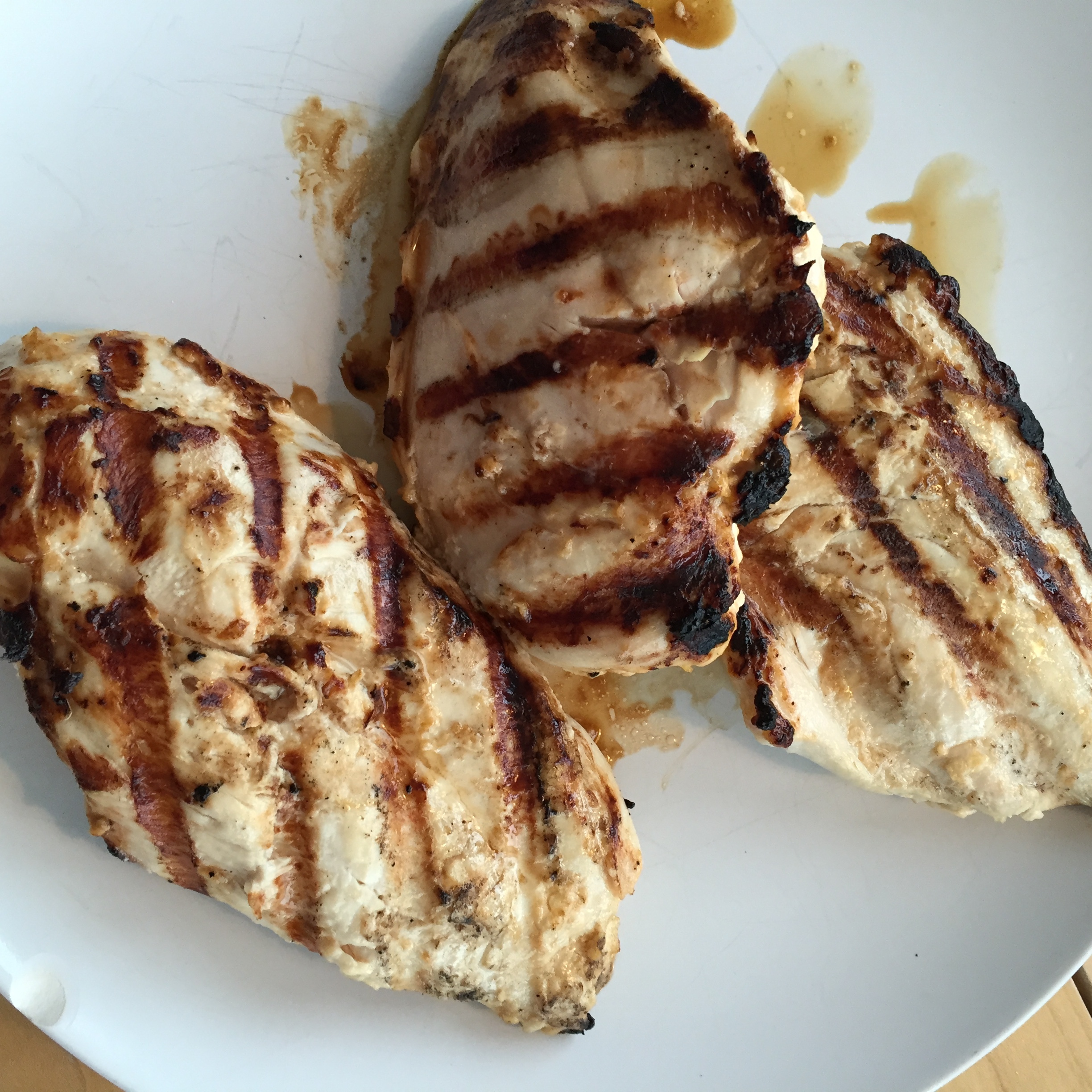 extra-juicy grilled chicken breasts
