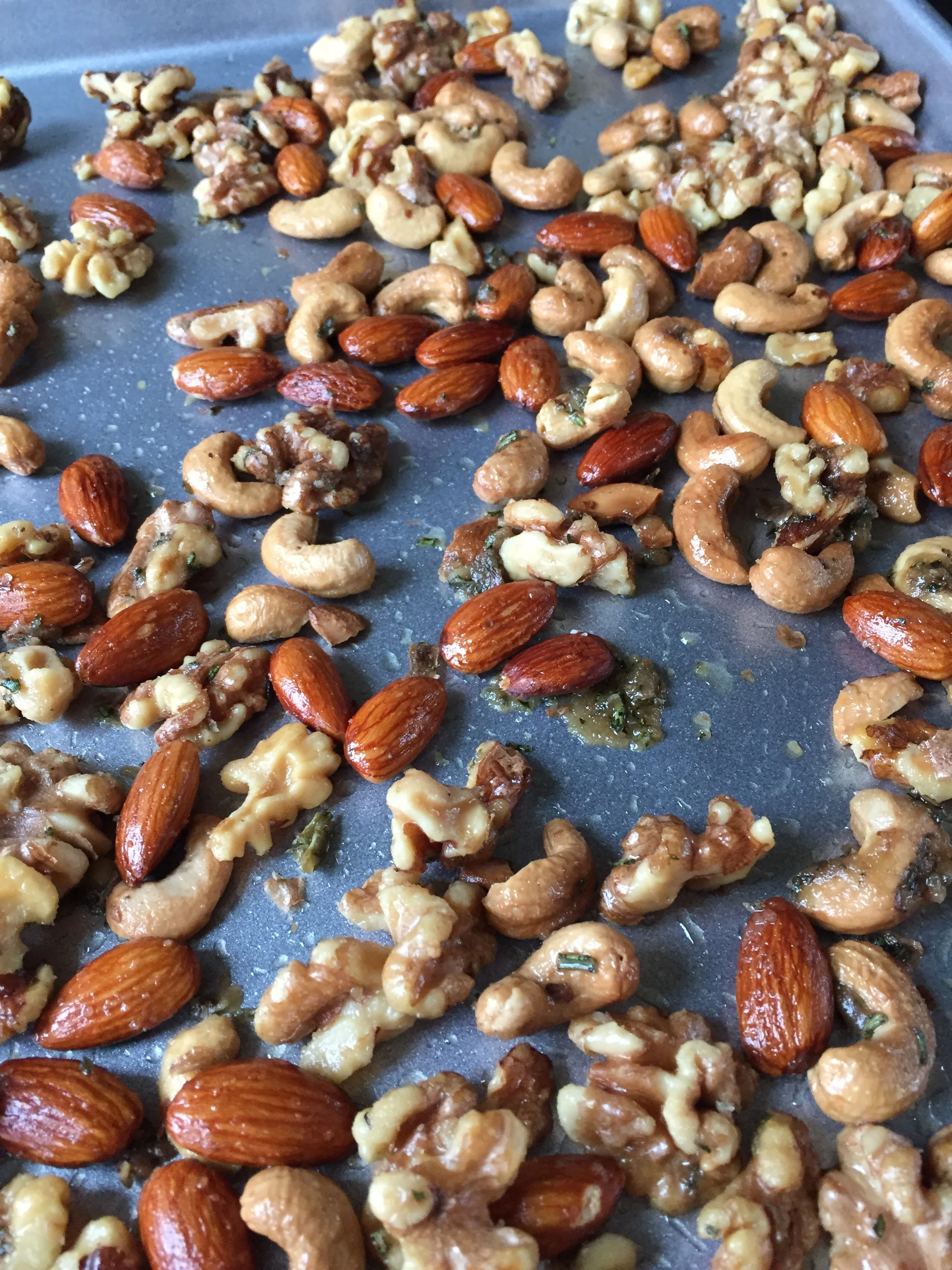 Rosemary roasted nuts