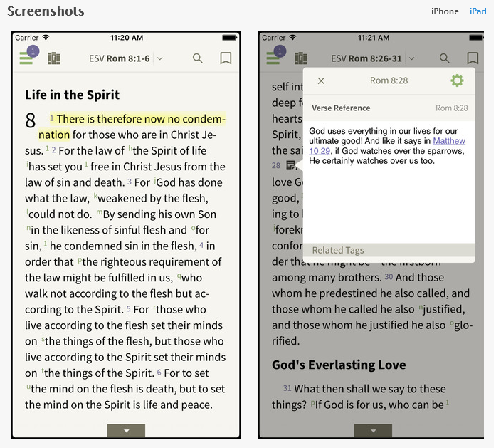 Once you've downloaded it and created an account (all for free!) then you can download a reading plan and get started. But which reading plan should you use? The one that you think you'll stick with! There's a good number available at olivetree.com some will take you through the Bible once in a year, others will take longer, others will take you through the Bible more than once in a year. I'm planning to use Murray McCheyne's plan in 2016 and hopefully will be writing some thoughts on the readings here. The plan takes you through the NT and Psalms twice in the year, and the rest of the OT once. It suggests some of the passages to be read on your own, and others to read with others. If you prefer something lighter, then the 5x5x5 is excellent: 5 minutes a day, 5 days a week, will take you through the NT in a year. Have a look around to see what you think would be good for you, the important thing is to find something that you think would be helpful for you. You'll find more here: http://www.ligonier.org/blog/bible-reading-plans/ http://about.esvbible.org/resources/reading/ And if you really want to stretch yourself, then try 10 chapters a day! Any other ideas?