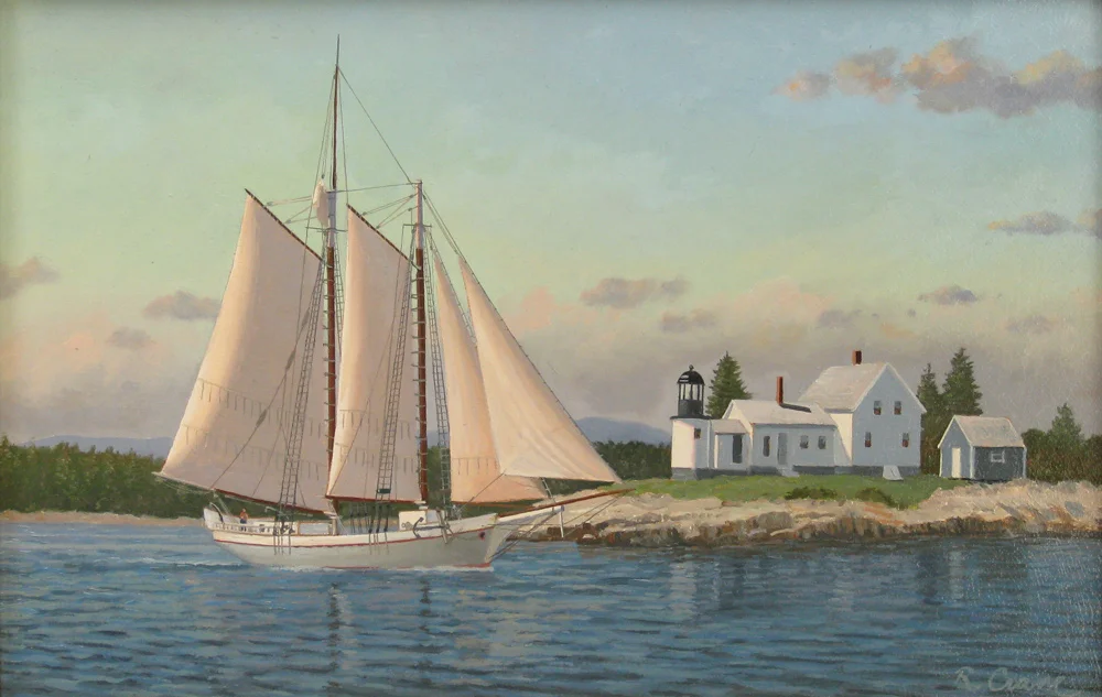 Departing Winter Harbor