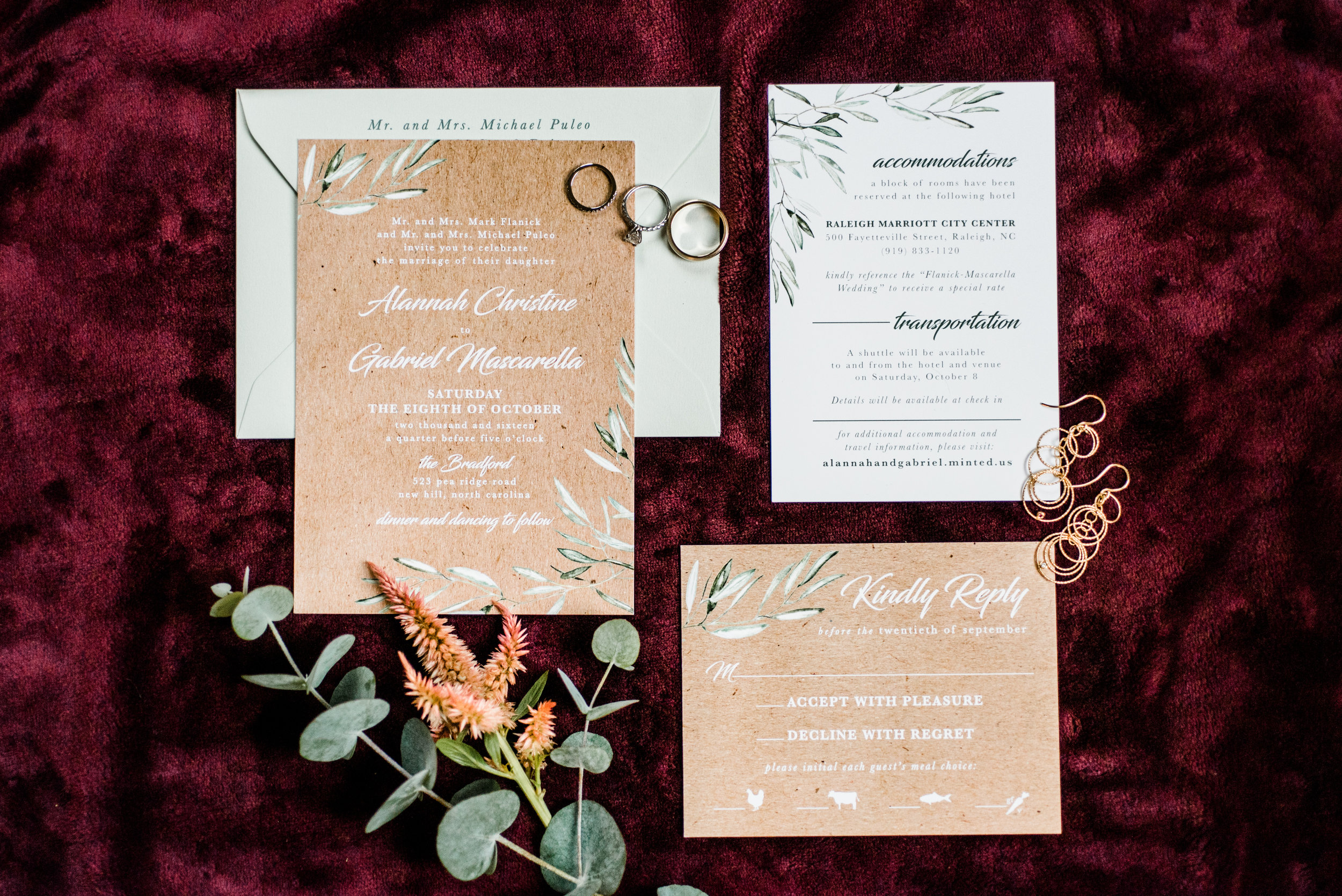  I loved their simple invitation design. It reflected the event so well. 