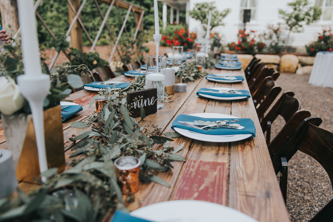 BETH AND BECK'S WEDDING ON BORROWED AND BLUE