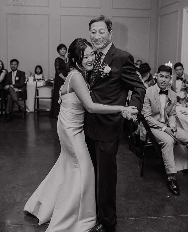 &ldquo;My father would lift me high and dance with me &hellip; And I knew for sure I was loved.&rdquo; - Luther Vandross⁠
⁠
Happy Father's Day! ⁠
🖤⁠
⁠
photographer | @jenn.hall.photo⁠
venue | @thebradfordnc⁠
makeup | @wattsupashley⁠
planning | @alex