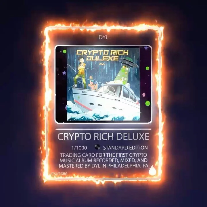 SOLD OUT. 📀💿 GOLD &amp; PLATINUM cards all claimed! The Standard cards will sell out next, so grab one for free while you still can. Last week I did a free NFT mint: 0 ETH + gas to get a Trading Card for #CryptoRich. I was inspired by Pokemon and Y