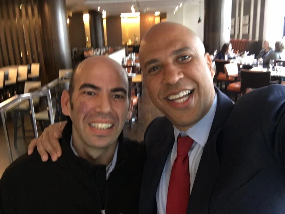  Elnatan & NJ Senator Cory Booker