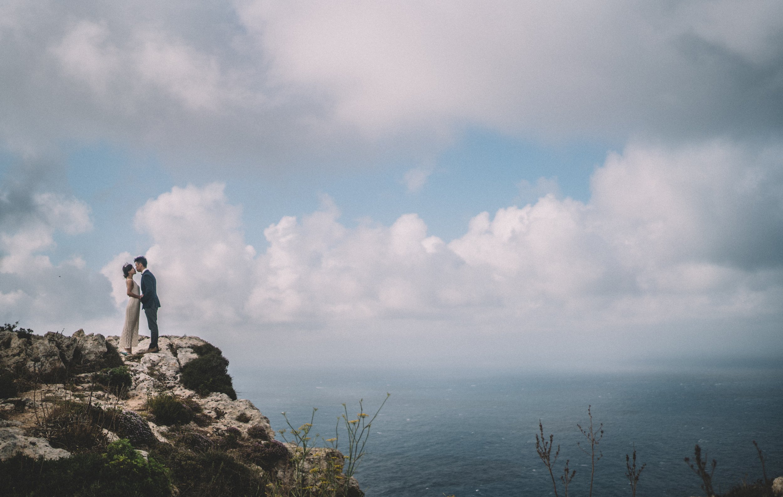 The edge of the cliffs