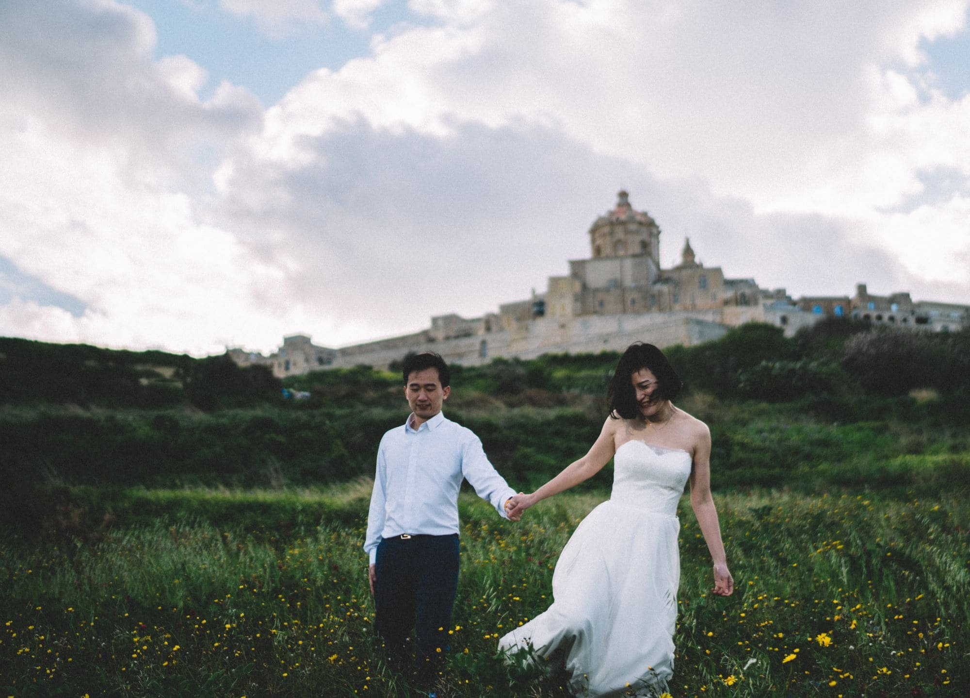 Elopement session in Malta