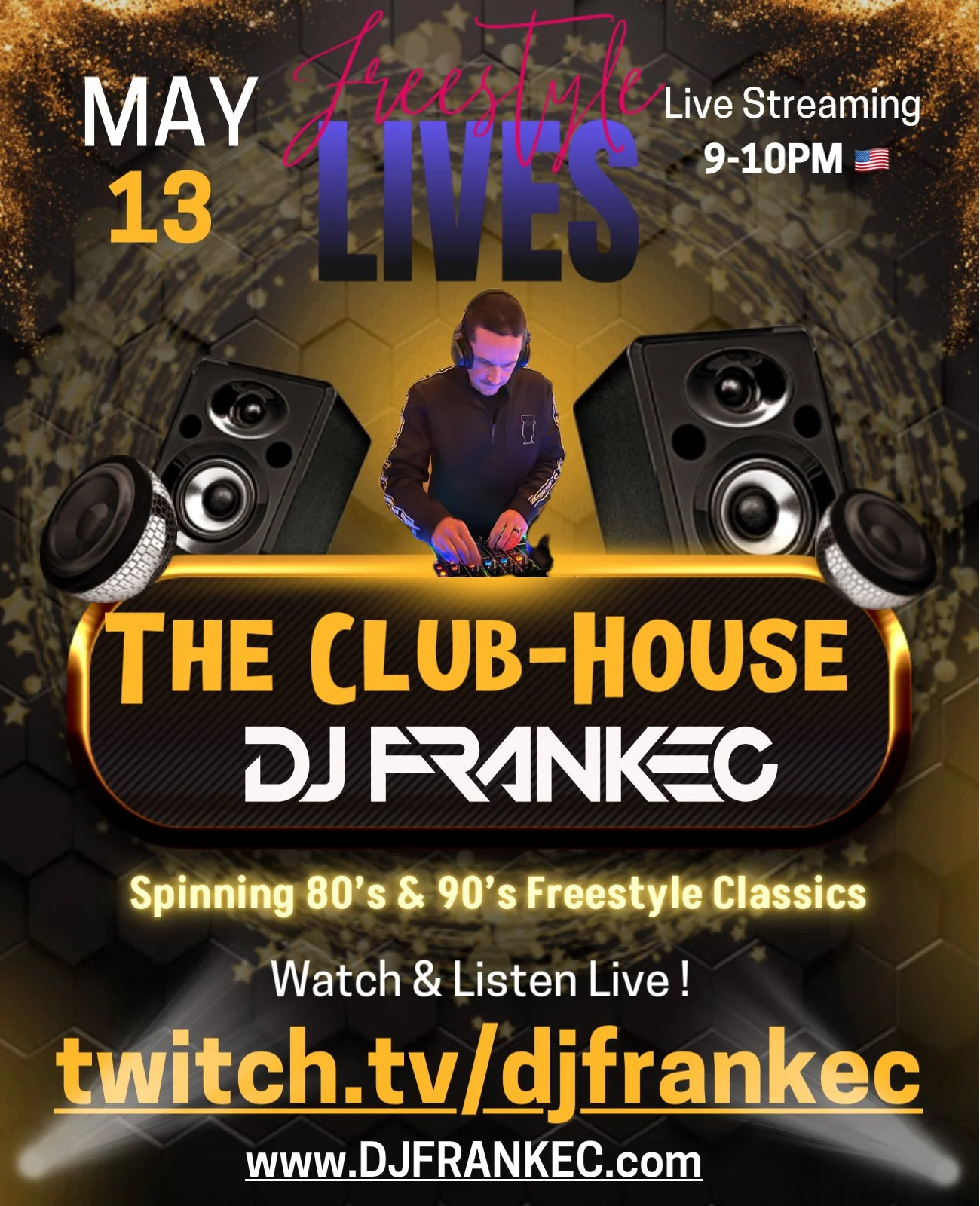 80's & 90's Freestyle On The Freestyle Lives Raid Train by DJ FrankEC