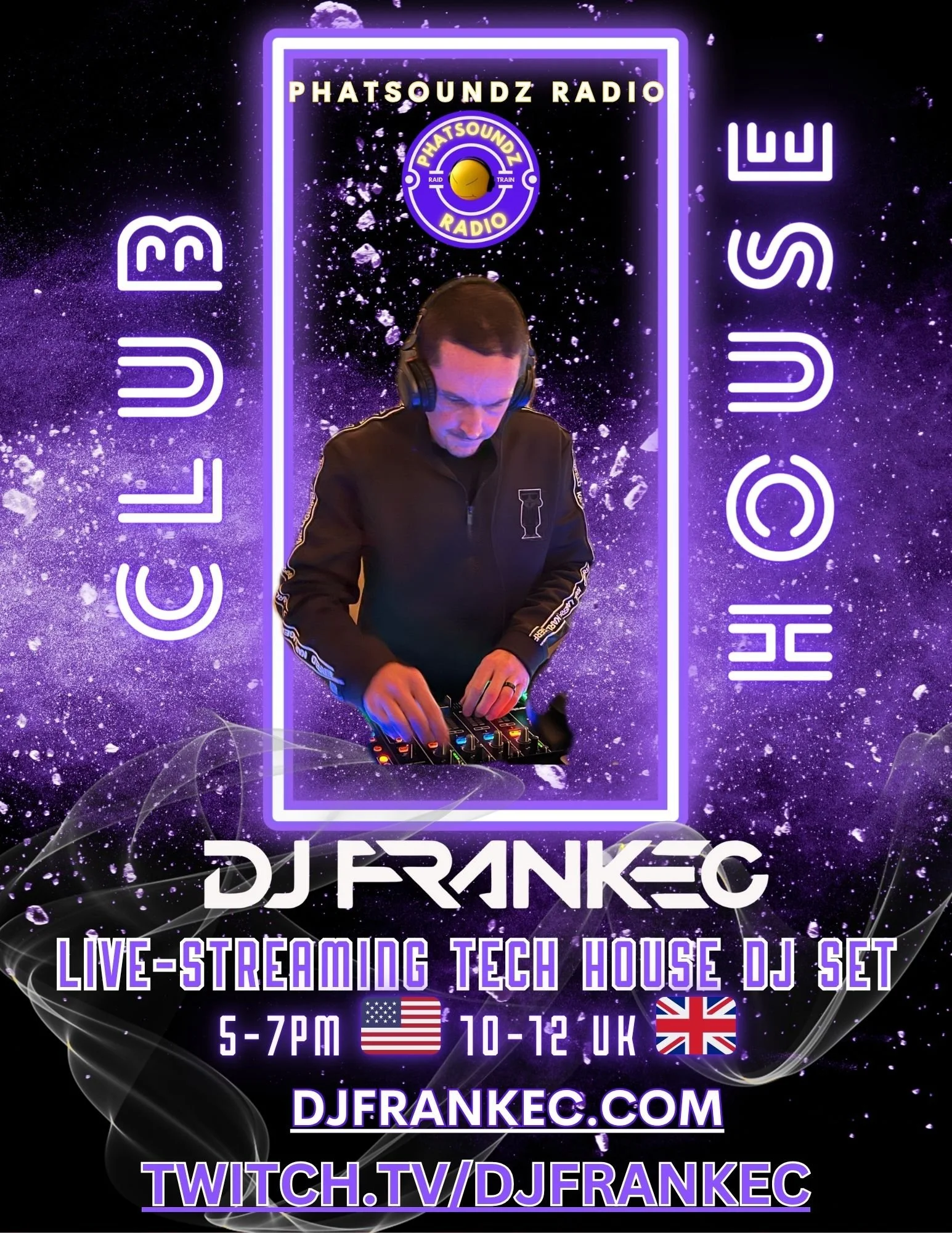 The ClubHouse by DJ FrankEC on Phatsoundz Radio (11-19-25)