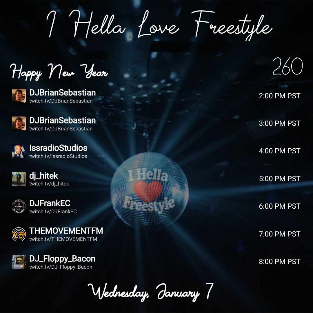 80's & 90's Freestyle On The “I Hella Love Freestyle” Raid Train by DJ FrankEC (1-7-26)