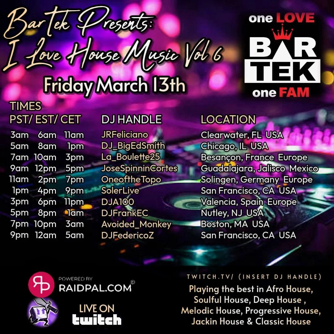 Bartek Presents I Love House Music Vol. 6 DJ FrankEC (3-13-26)
