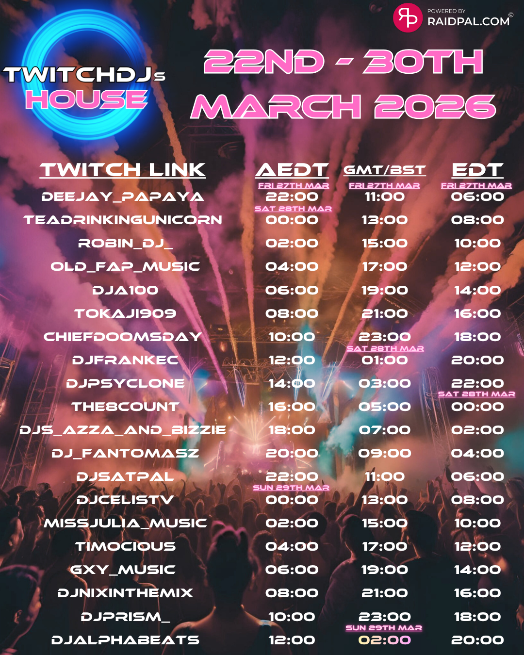 The ClubHouse by DJ FrankEC on The Twitch DJ’s Tech, Bass Future Train (3-27-26) episode artwork